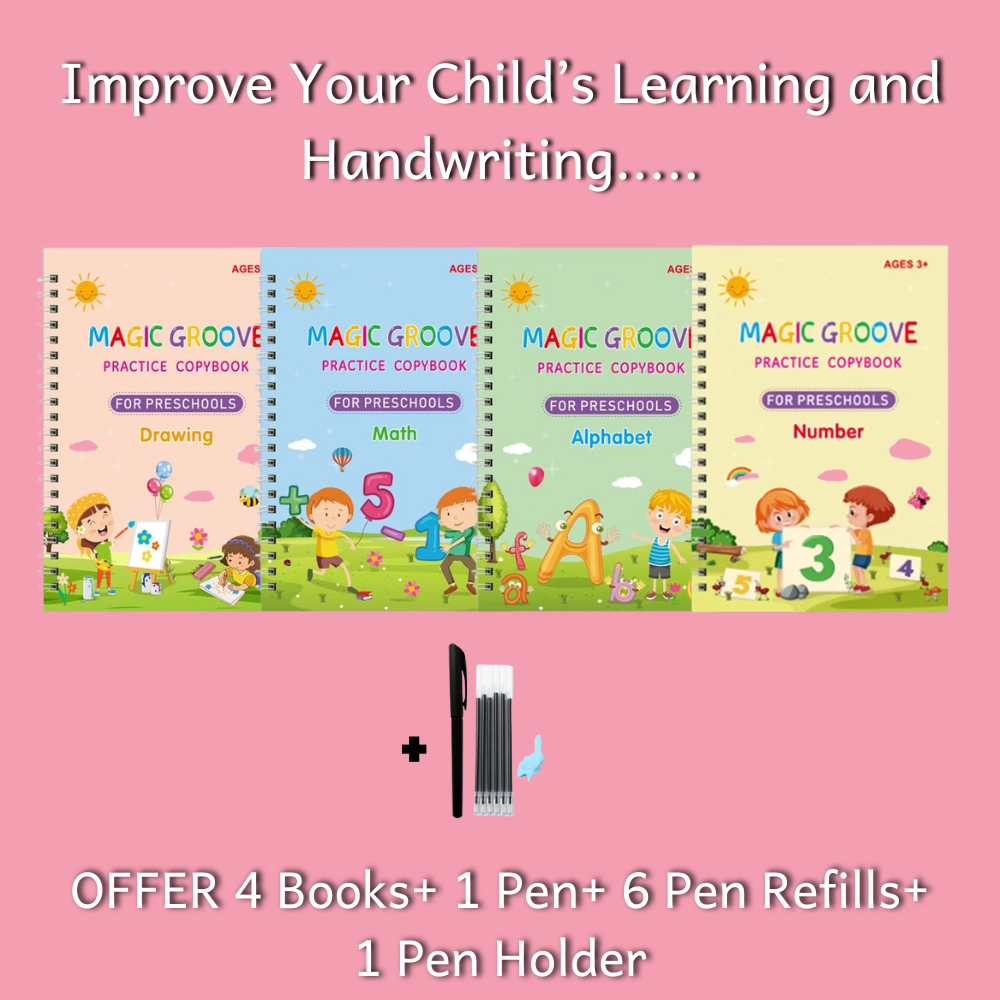 CopyGroove™ – Magic Handwriting Books